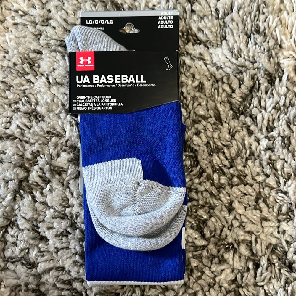 New Under Armour Baseball Socks Size Large